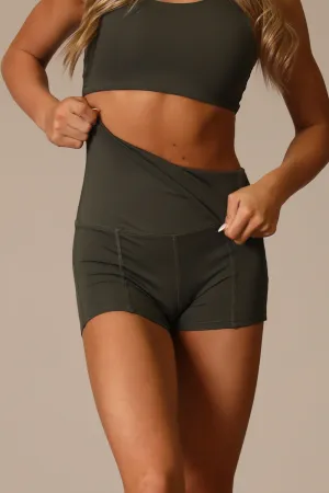 13 Hippie Shorts - Moss