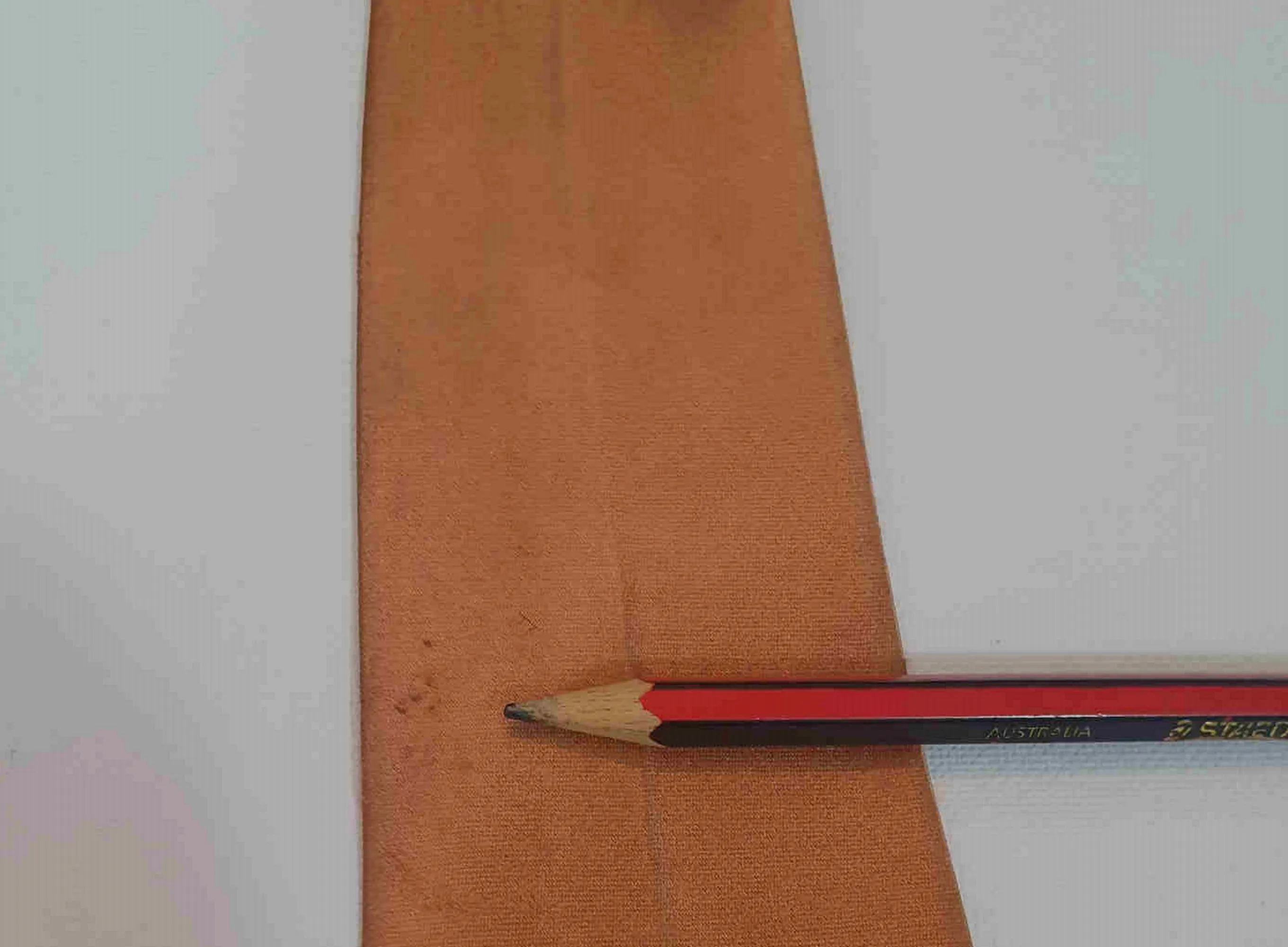 1940s Pale Copper Satin Tie by Beaucaire