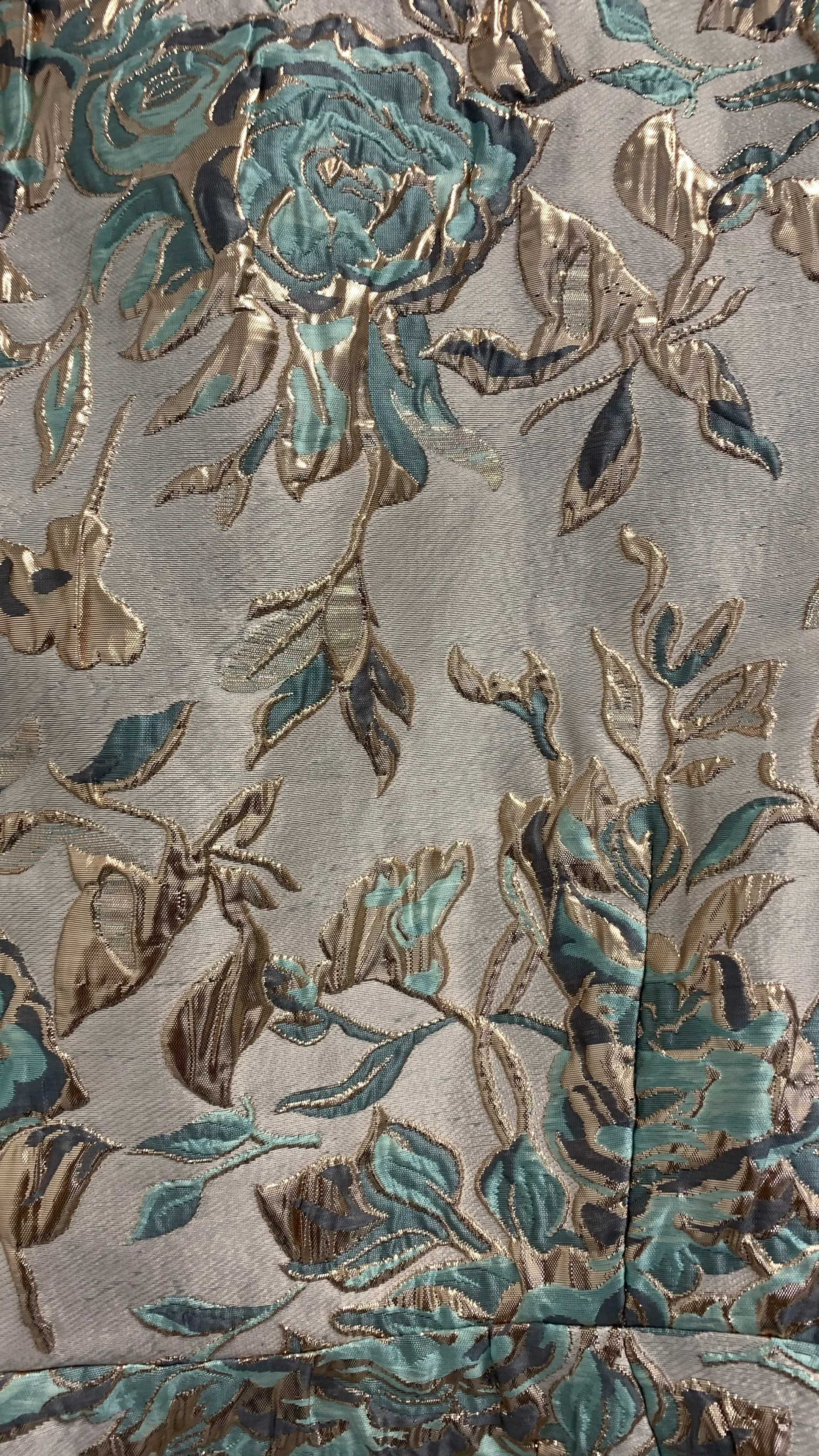 4-A1552 Vidian Jacquard Wrap Dress