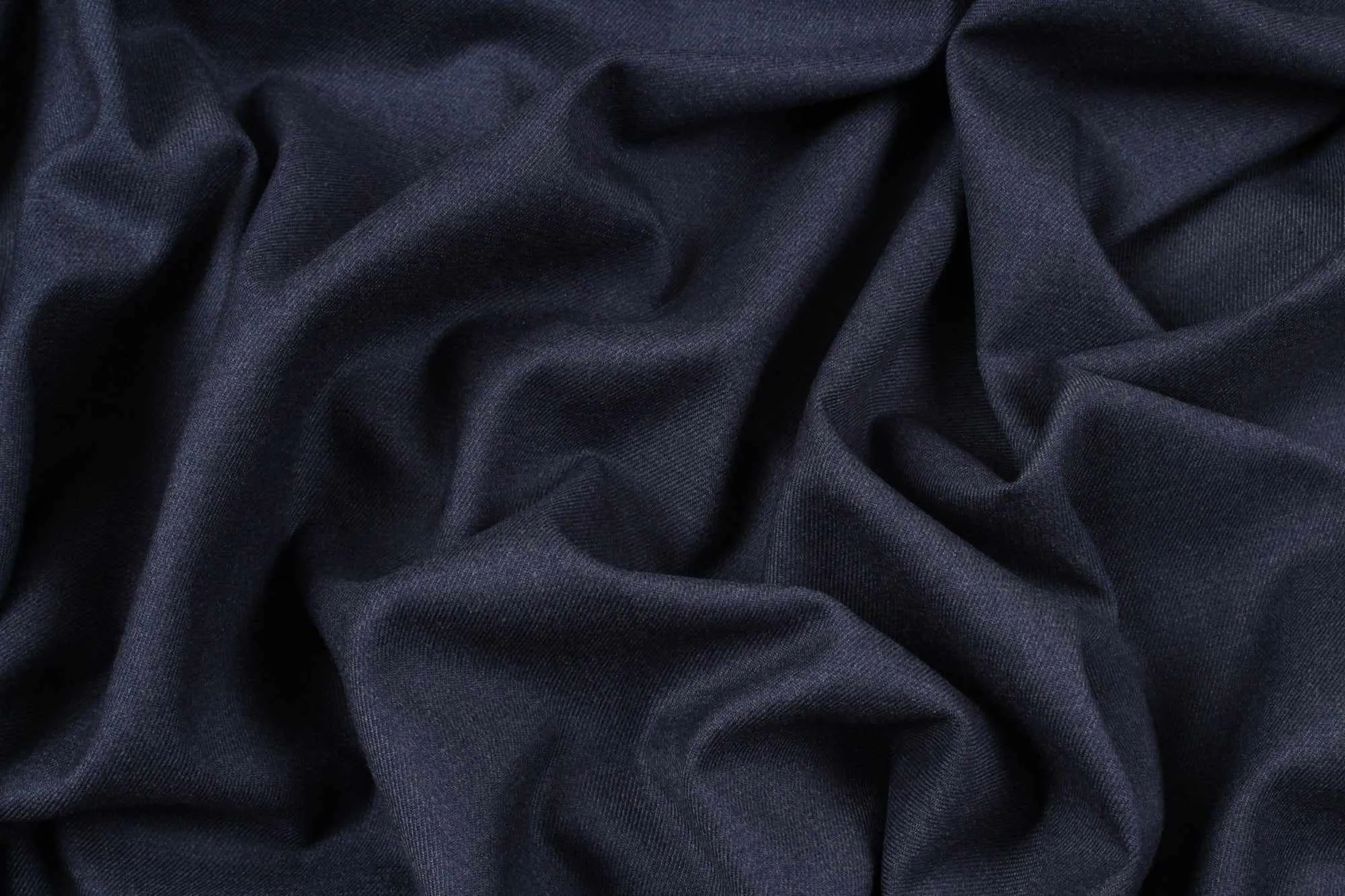 7 Mts Roll - Bamboo Twill for Trousers - Stretch (Dark Denim) - OFFER: 12,10€/Mt