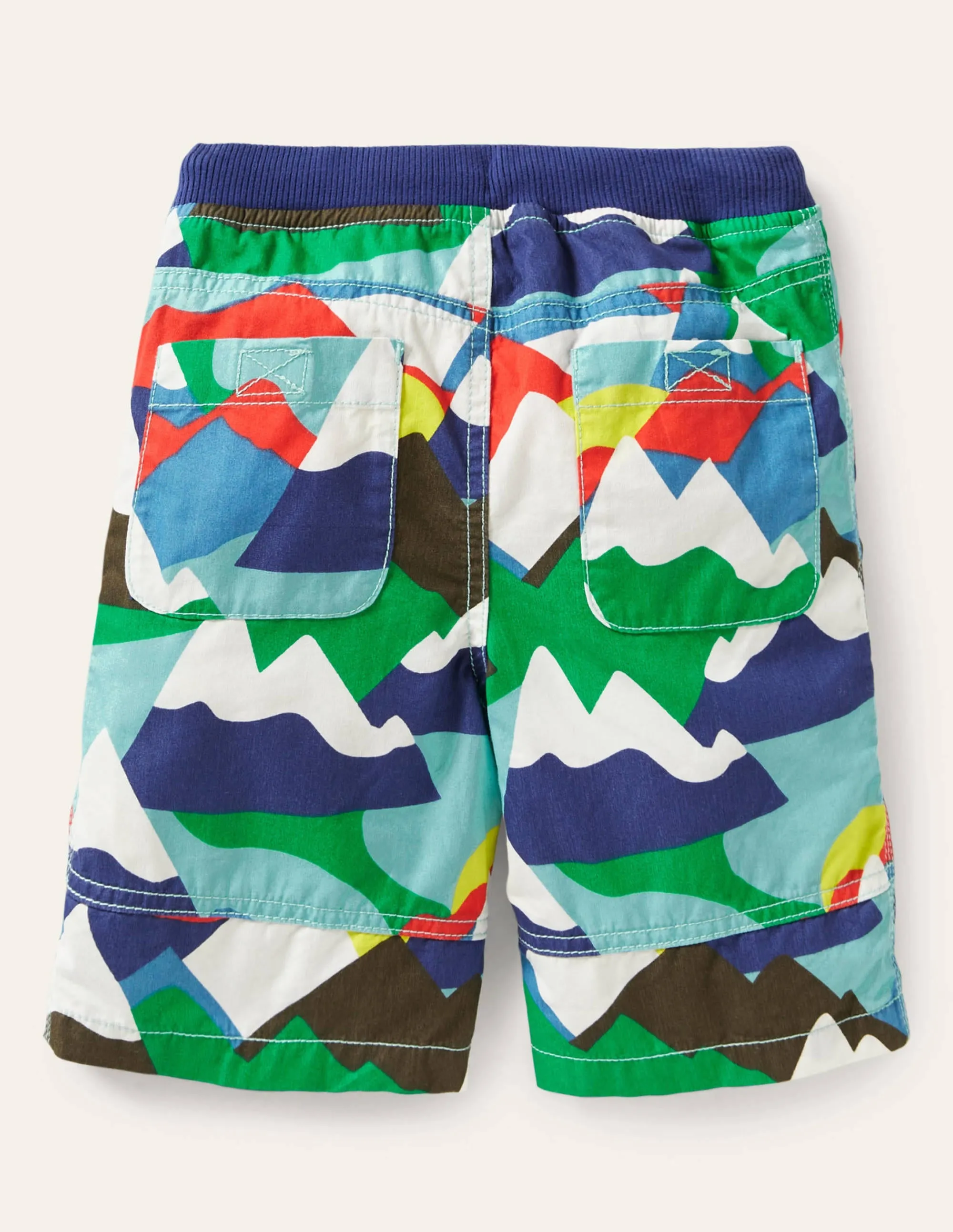 Adventure Shorts-Multi Mountain Camo