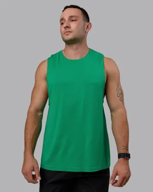 AeroFLX  Seamless Muscle Tank - Pepper Green/Impact Green