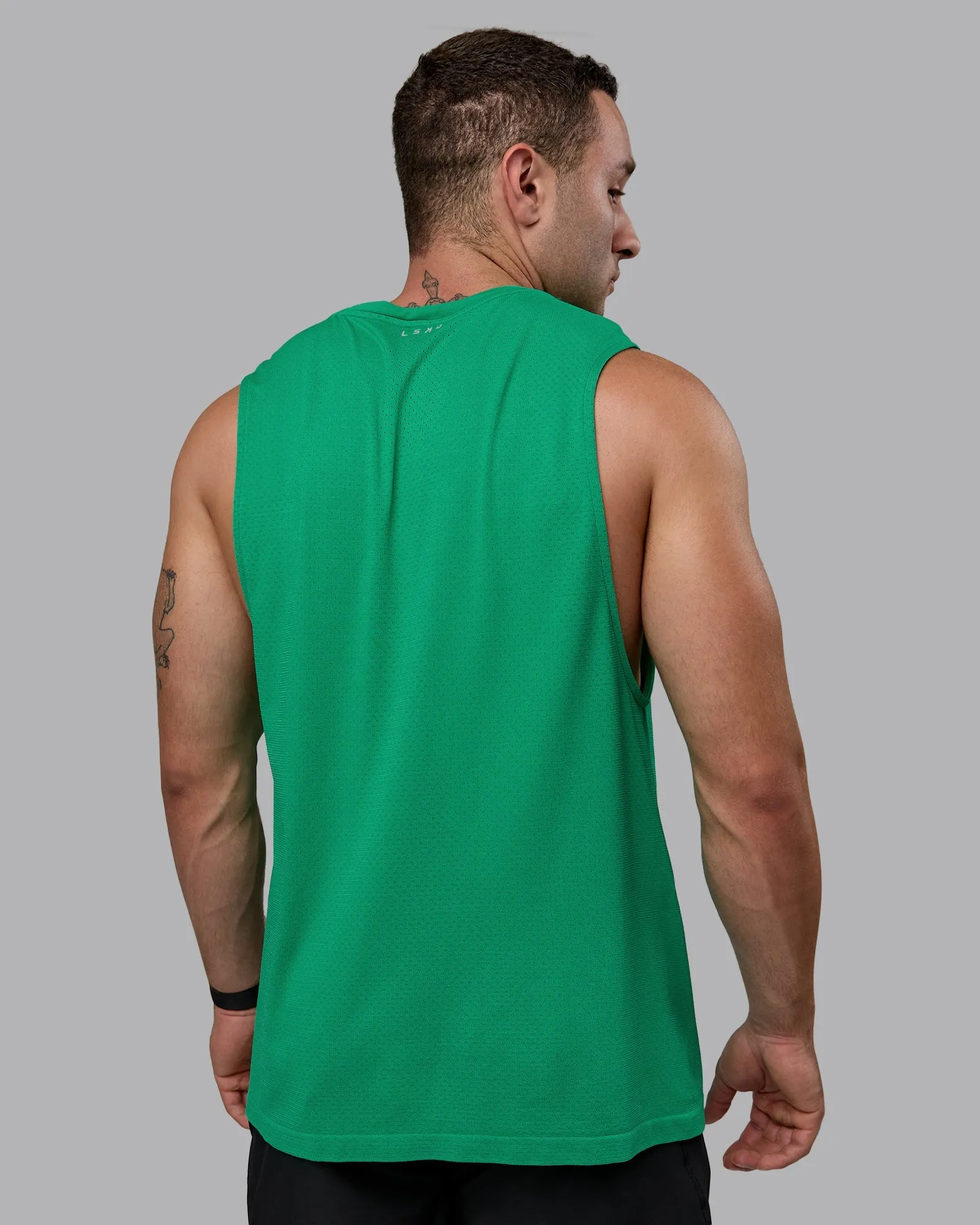 AeroFLX  Seamless Muscle Tank - Pepper Green/Impact Green