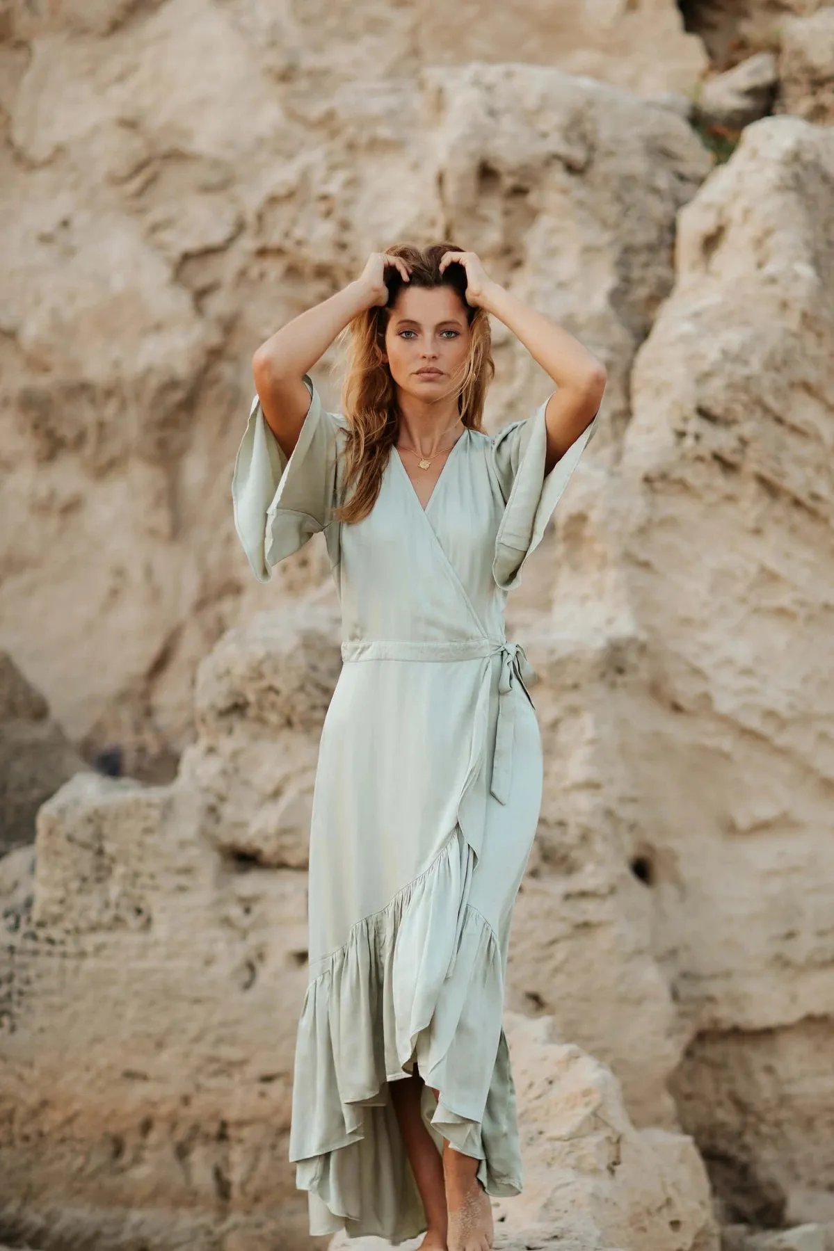 Alma Dress - Sea Foam
