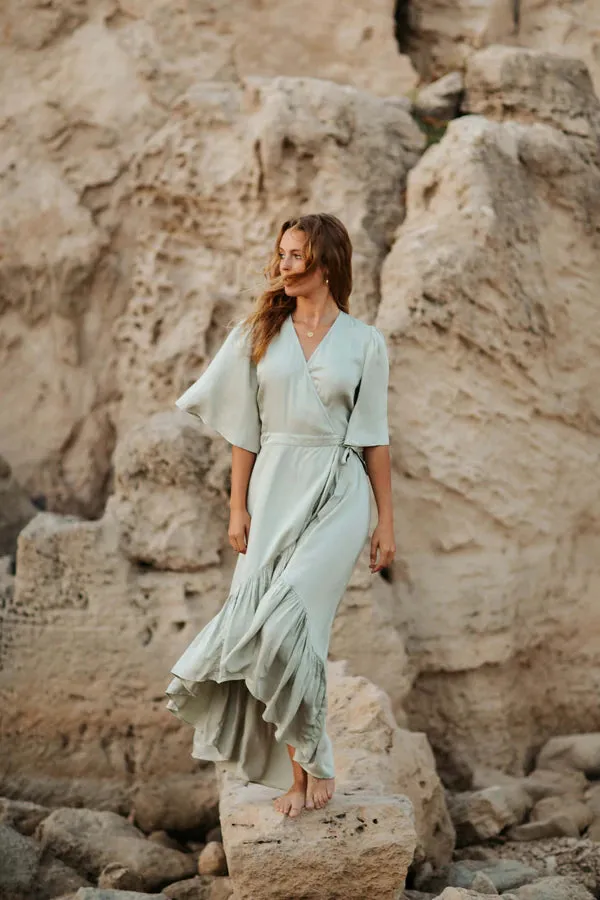 Alma Dress - Sea Foam