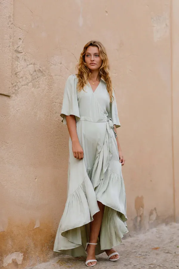Alma Dress - Sea Foam