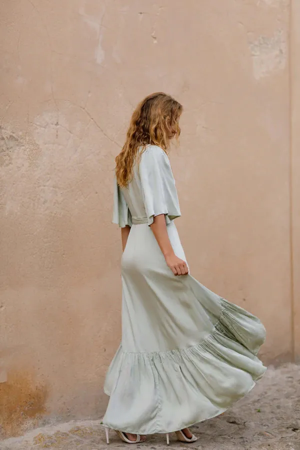 Alma Dress - Sea Foam