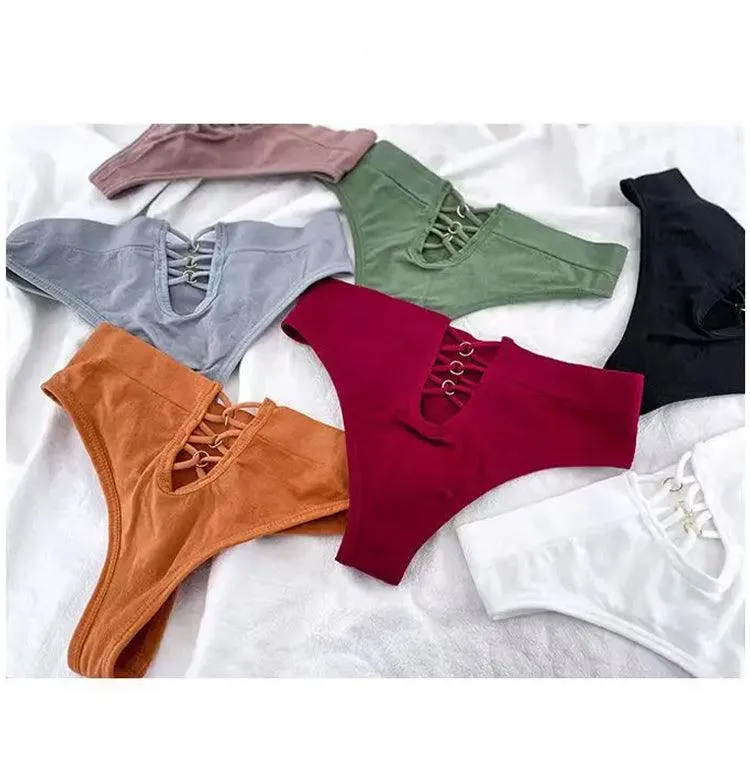 Aosi Rose Fashion Tie Rope Panties - CG1004