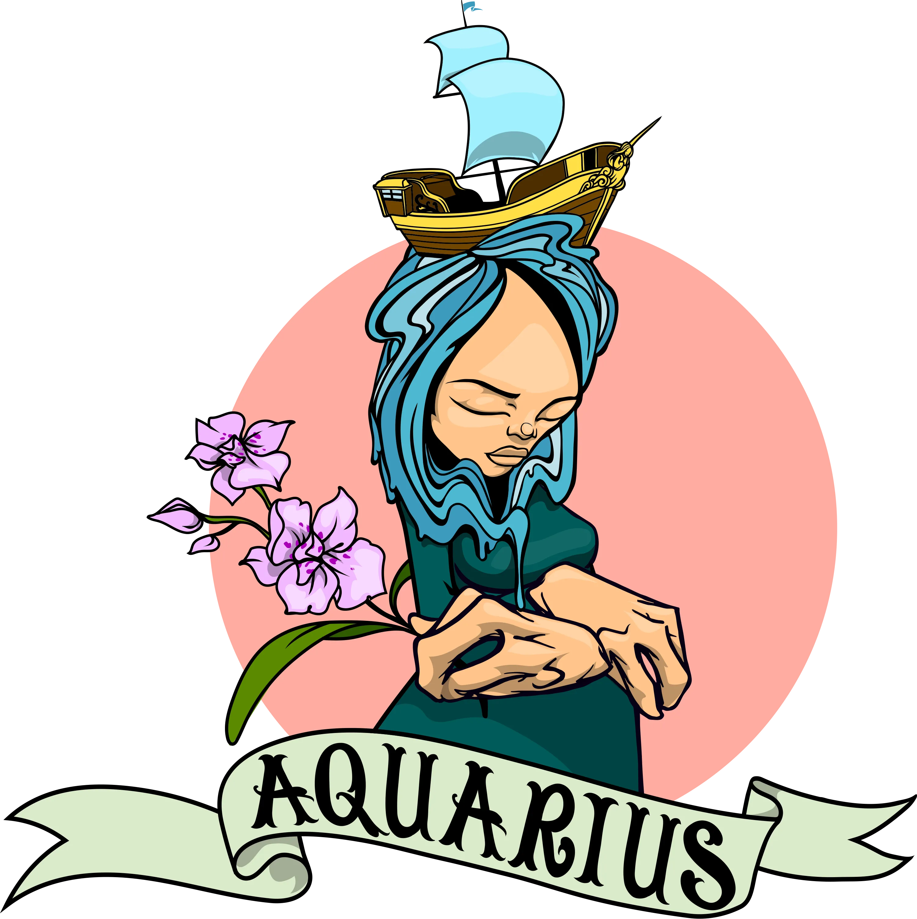 AQUARIUS BY SAM FLORES WOMEN'S MUSCLE TEE