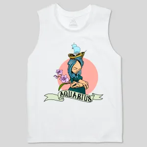 AQUARIUS BY SAM FLORES WOMEN'S MUSCLE TEE