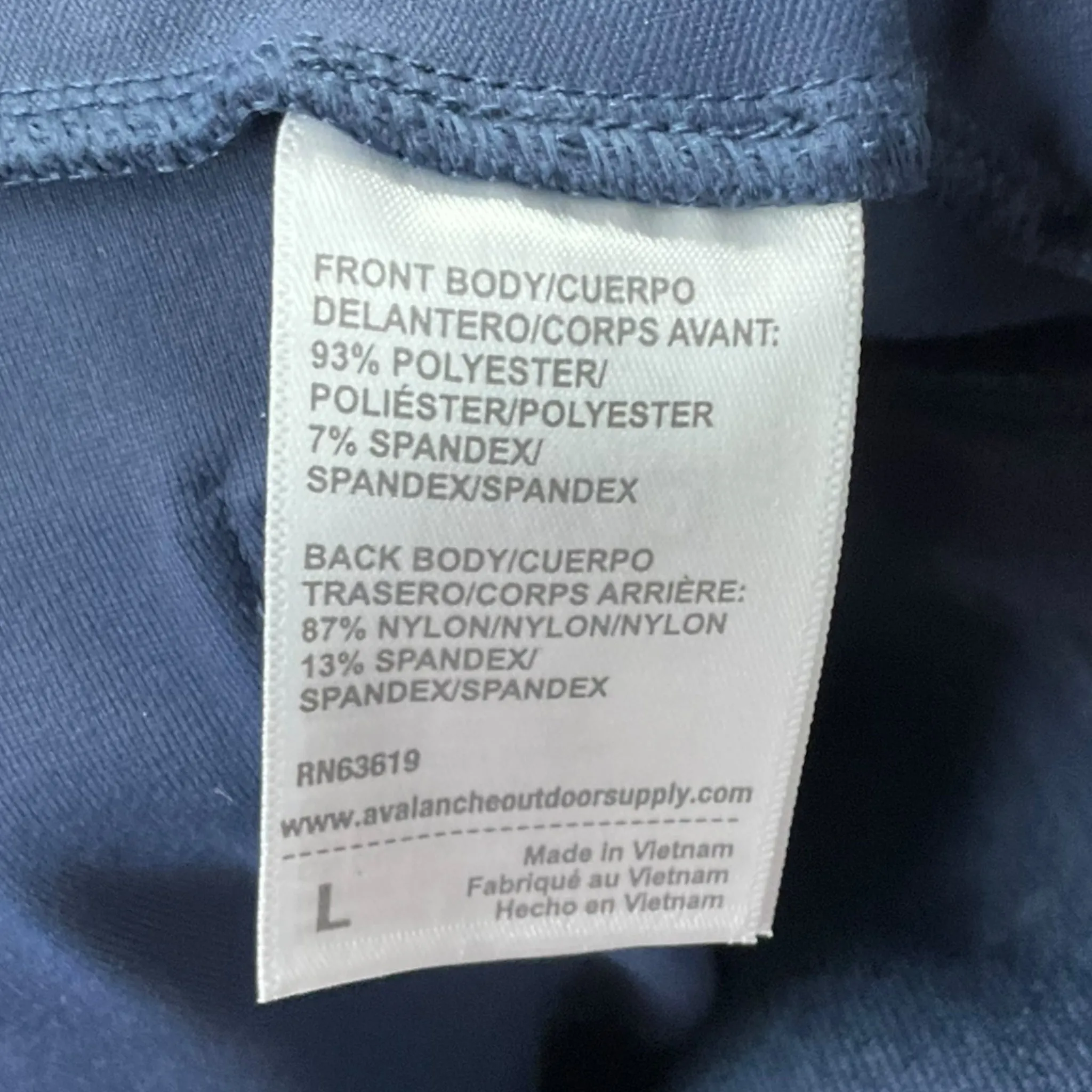 Athletic Pants By Clothes Mentor In Navy, Size: L
