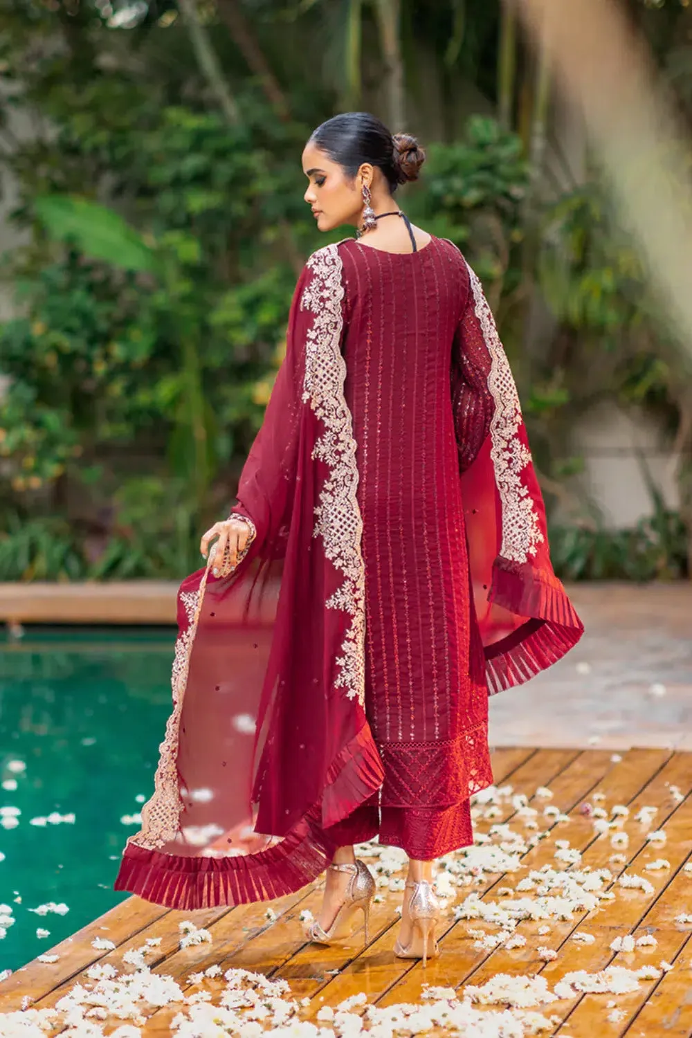 Azure | Embroidered Formals | Crimnson Rush