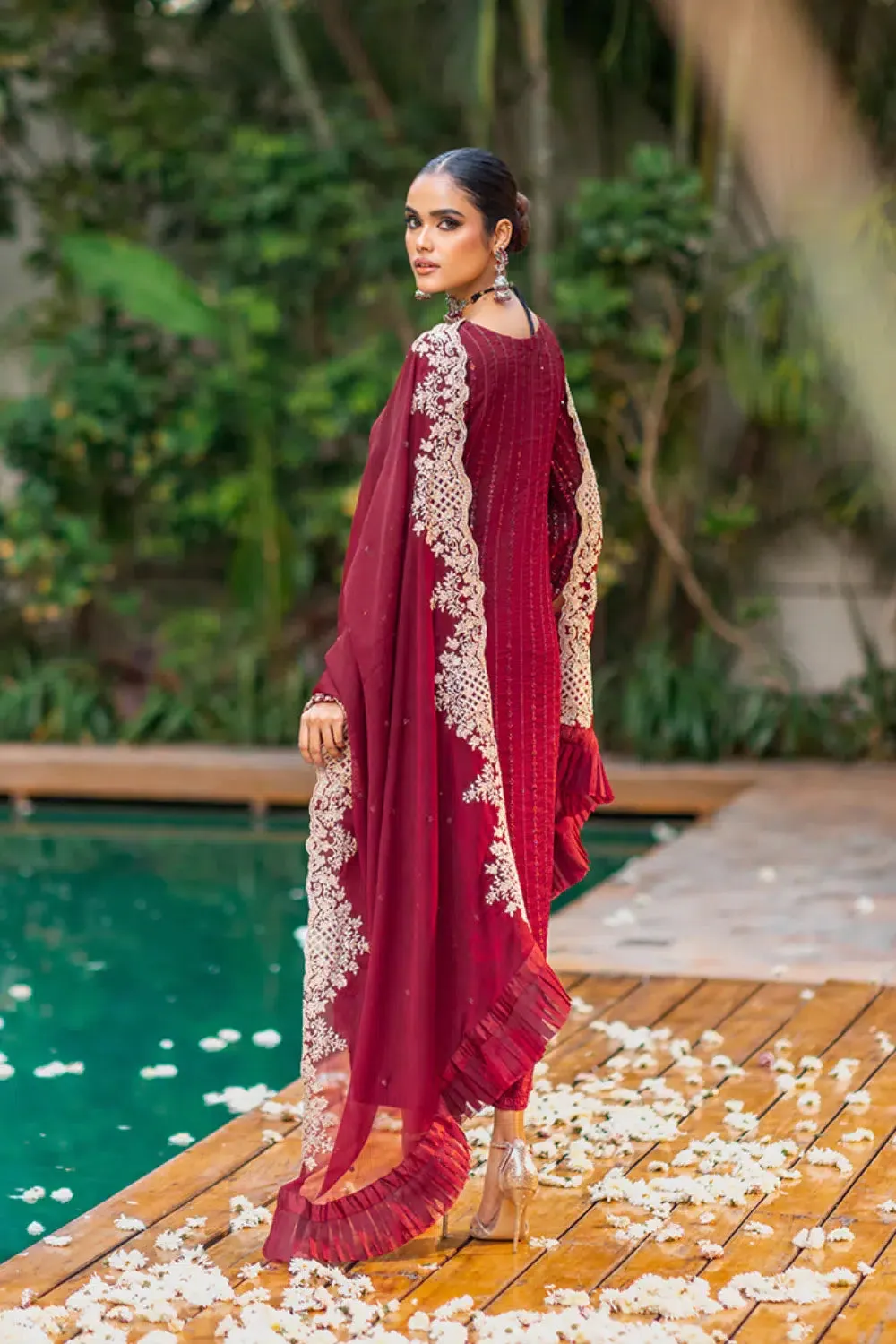 Azure | Embroidered Formals | Crimnson Rush
