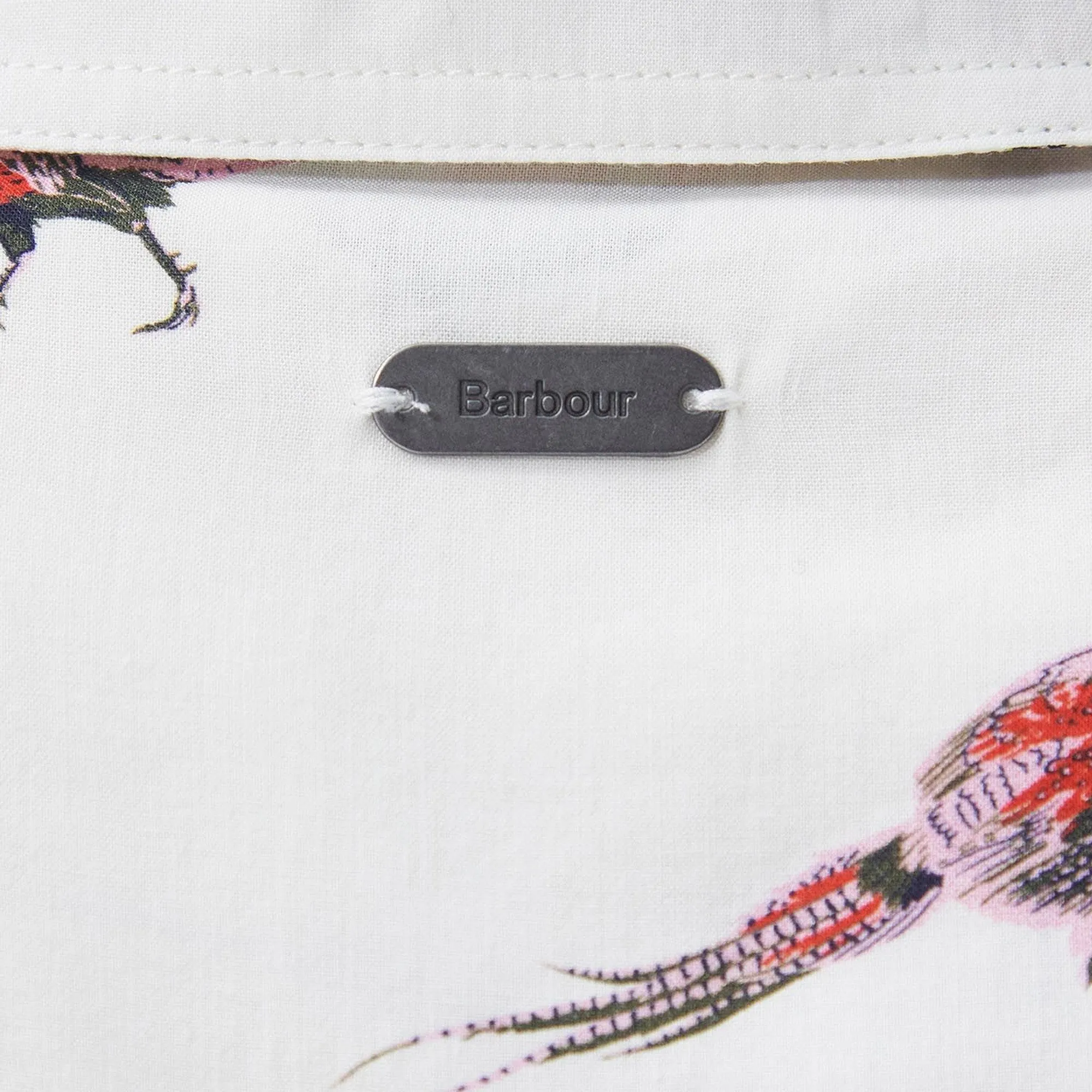 Barbour Ladies Safari Shirt - Off White Country