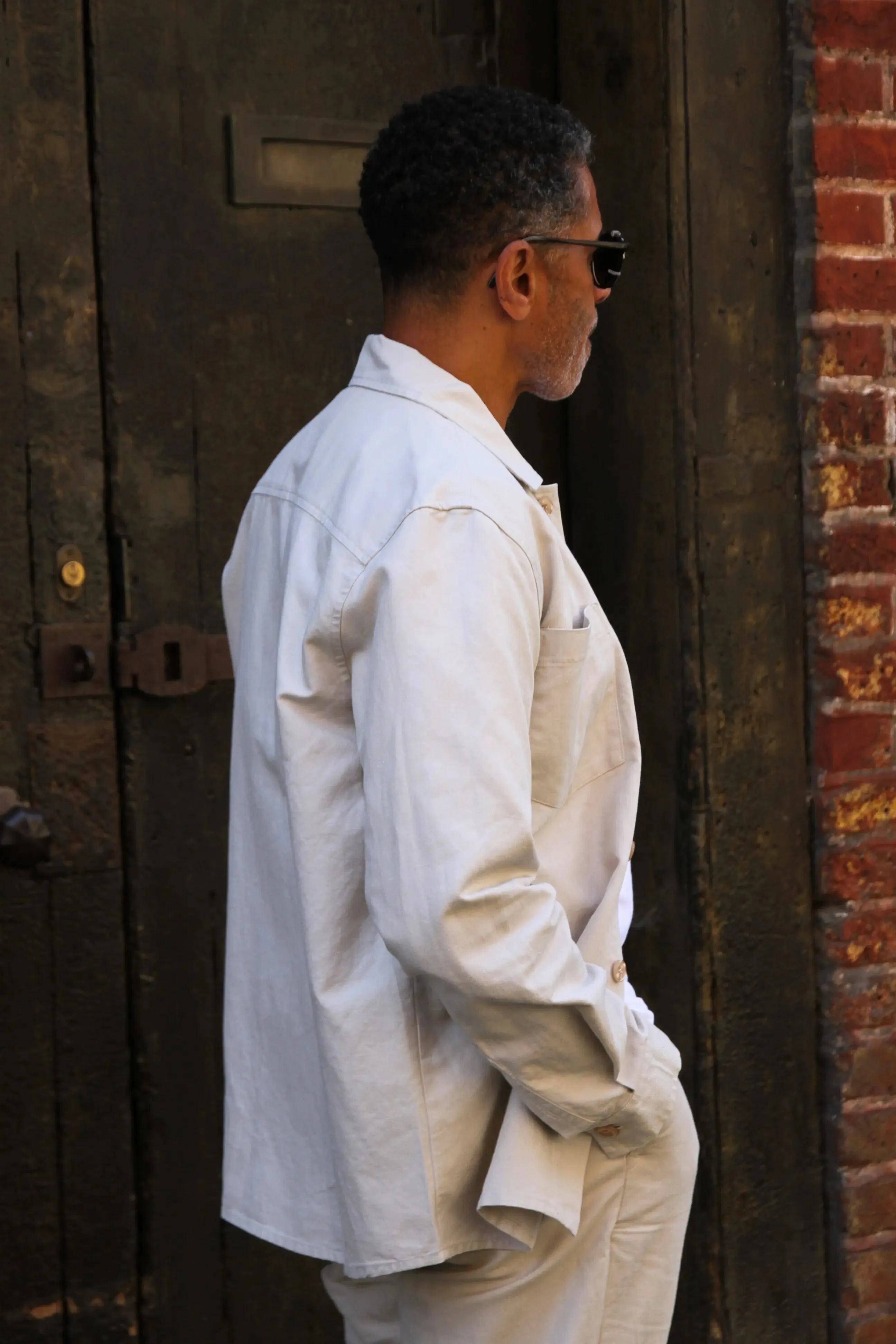Bart Shirt - Stone Linen
