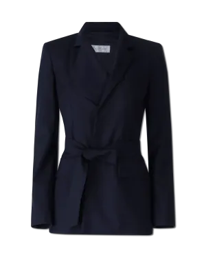 Belluno Wool Belted Blazer
