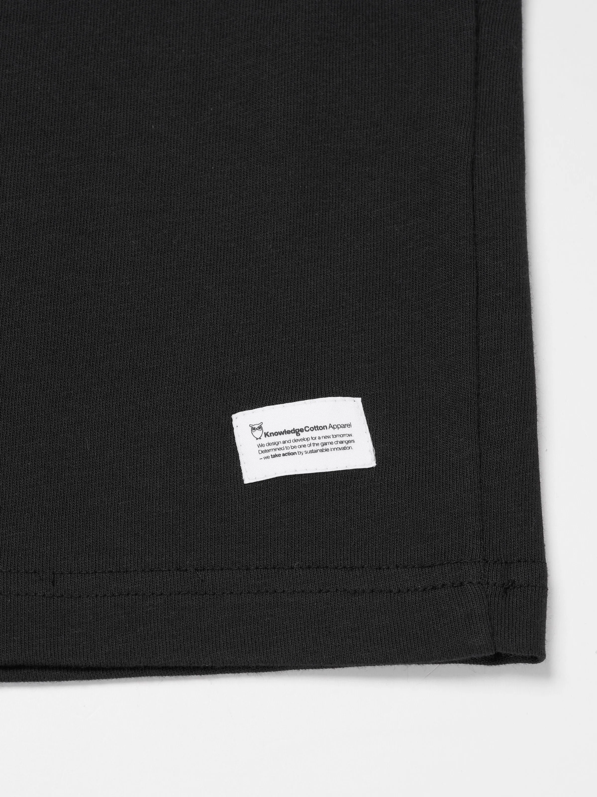 Block striped loose t-shirt - Safari