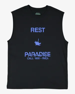 Call Muscle Muscle Tee - RVCA Black