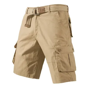 Cargo Knee Men Casual Bermuda Plus Size Cotton Shorts