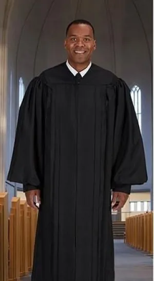 Classic Pulpit Robe - Black