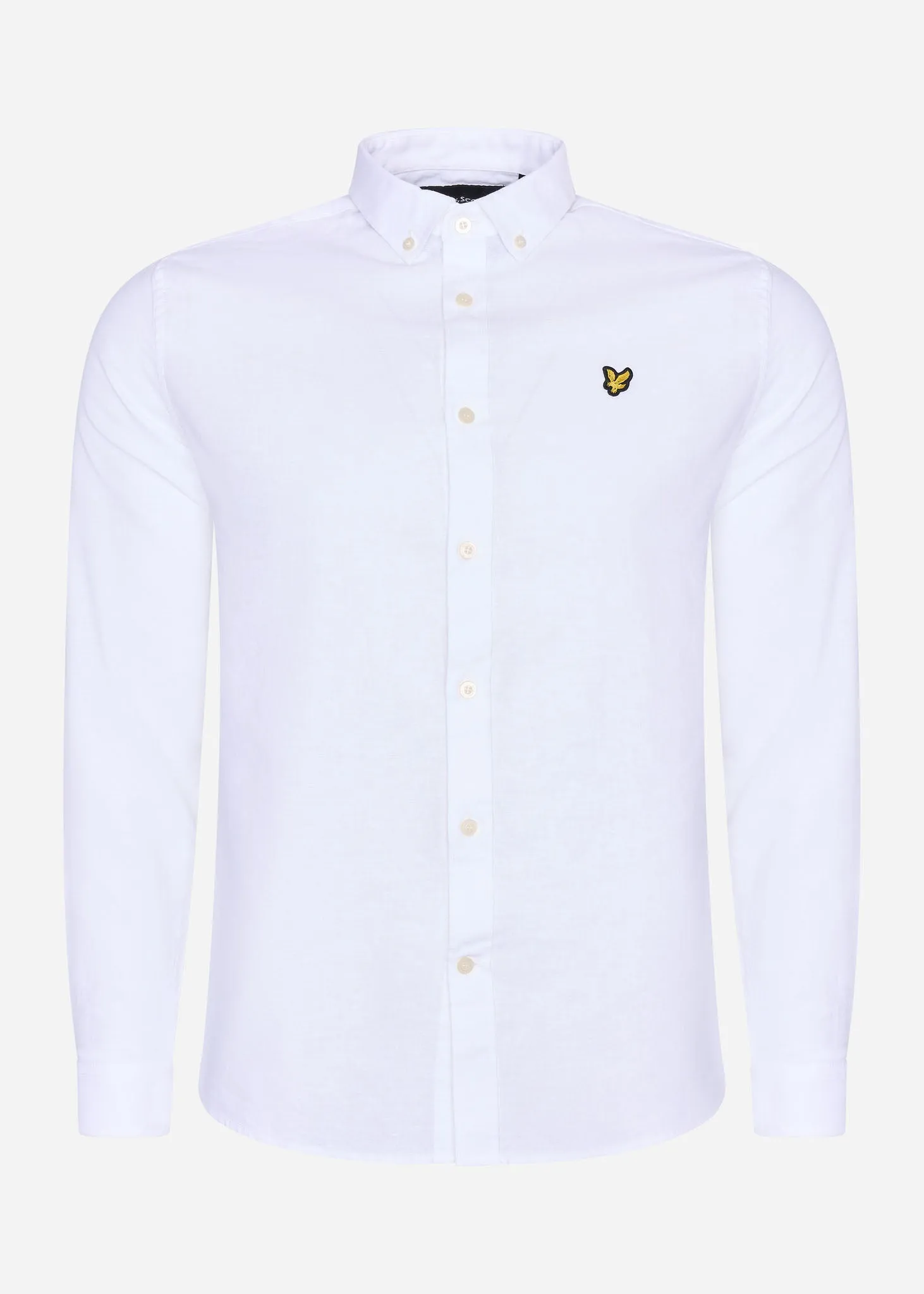 Cotton linen shirt - white