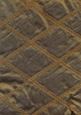 dark forest green taffeta embroidered