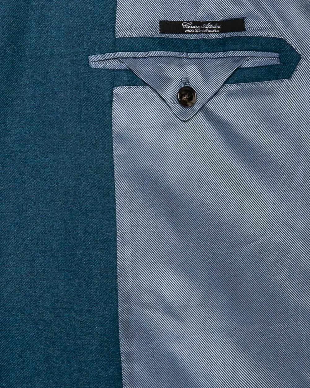 Dark Teal Twill Sportcoat