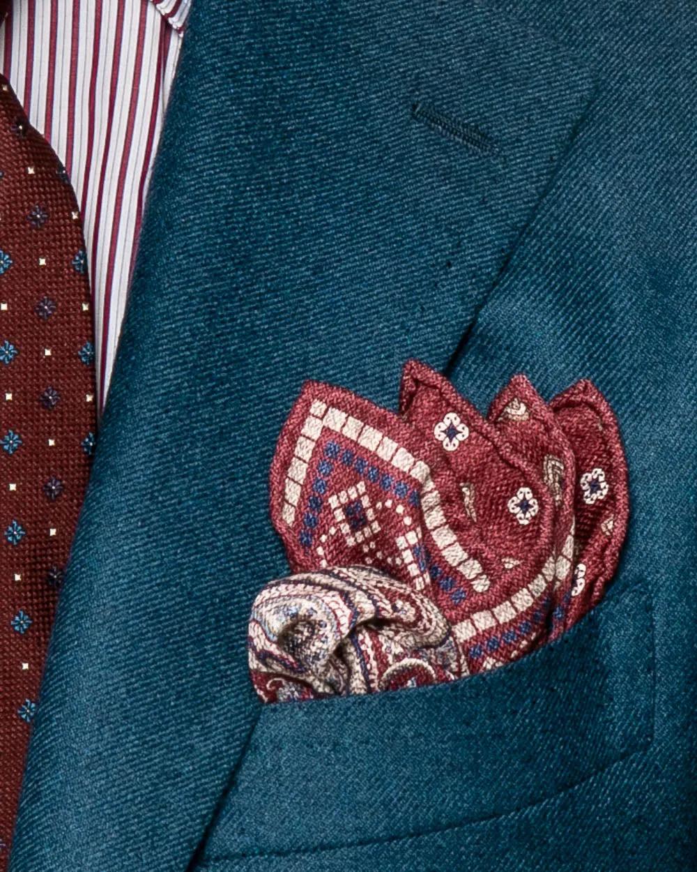 Dark Teal Twill Sportcoat