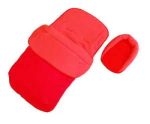 Deluxe 2in1 RED Footmuff & Headhugger To Fit Mamas & Papas Armadillo