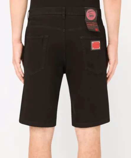 DOLCE & GABBANA - distressed denim shorts