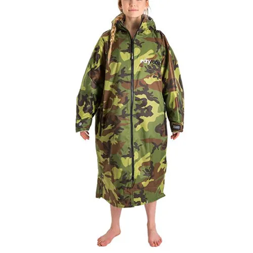 Dryrobe Advance Changing Robe Long Sleeved - Camo/Grey