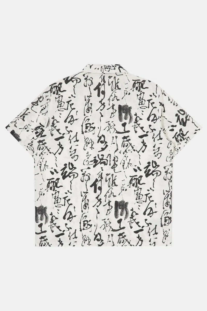 Edwin Private Letter Short Sleeve Shirt (Ecru)