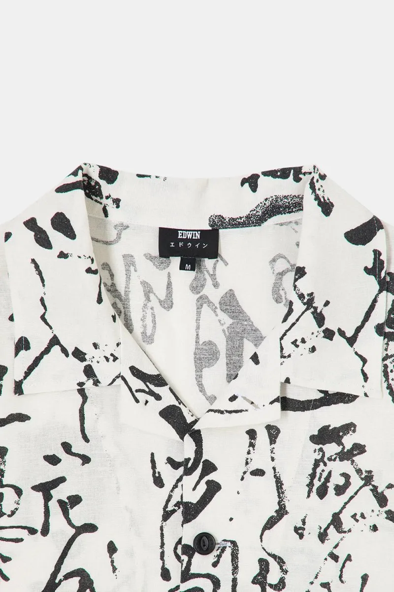 Edwin Private Letter Short Sleeve Shirt (Ecru)