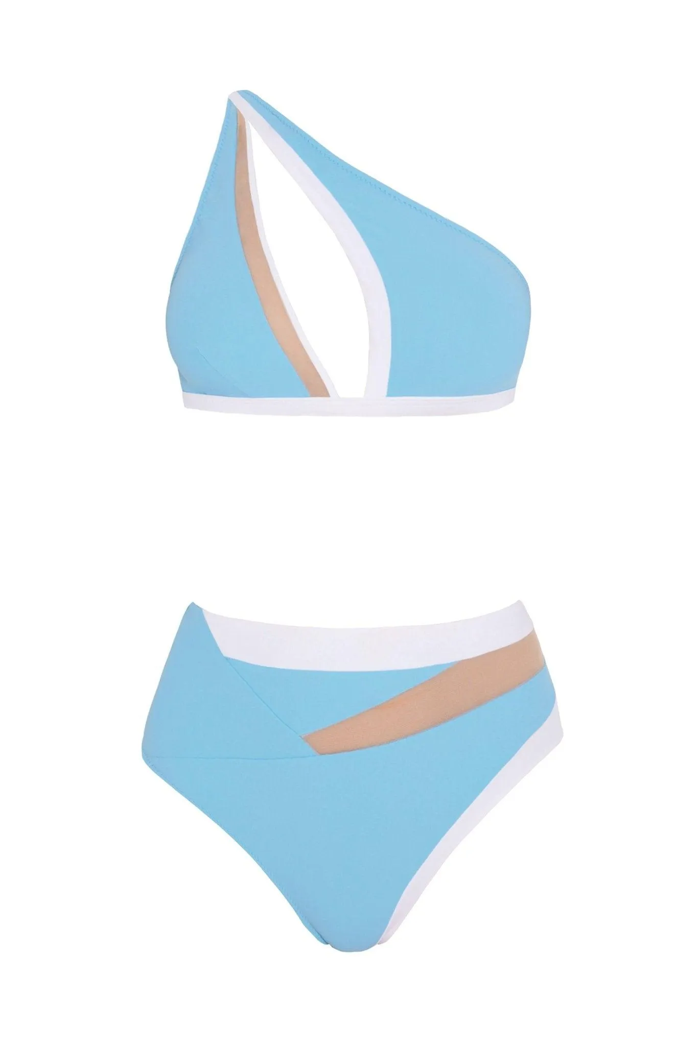 Etta Blue/White Bikini Set