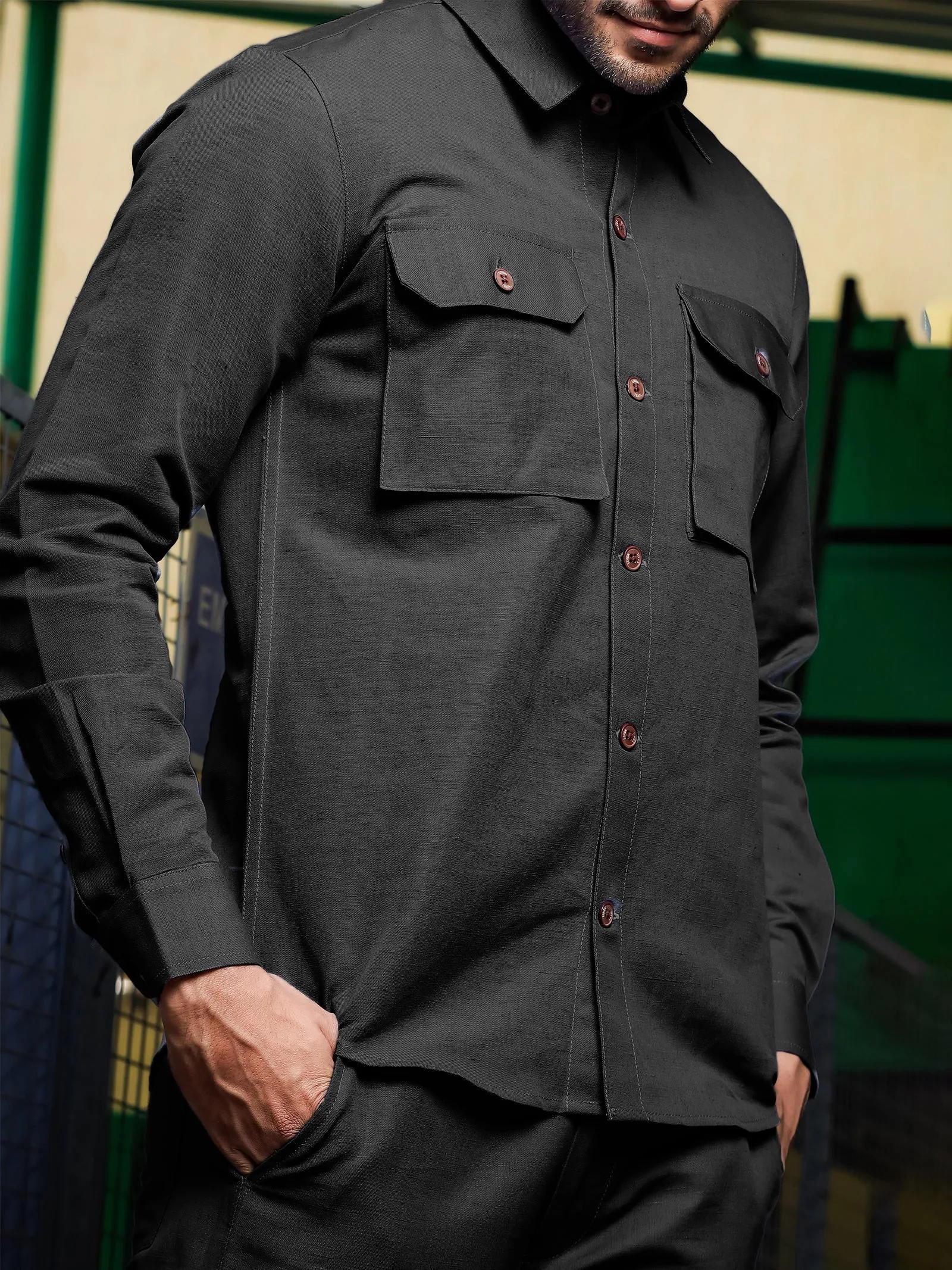 Ezy Convertible Jacket & Jogger Co-Ord Set - Black