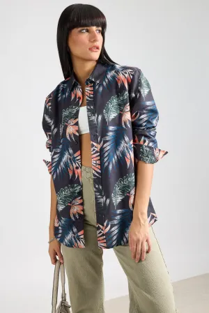 Full Sleeves Jungle Jive Printed Women's Shirt