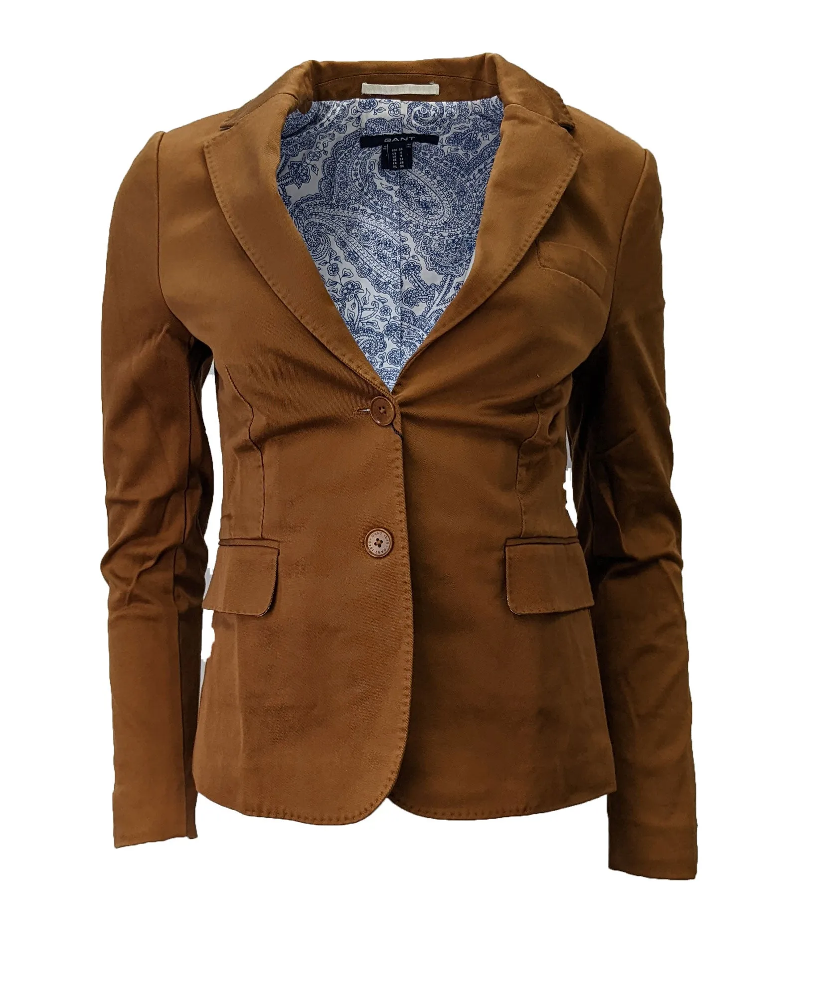 GANT Women's Peanut Twill Blazer Sports Coat 476514 $575 NWT