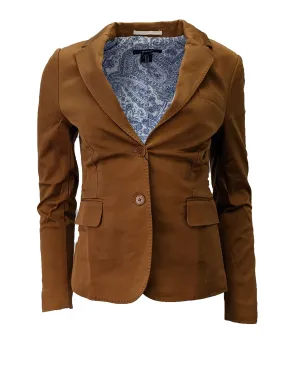 GANT Women's Peanut Twill Blazer Sports Coat 476514 $575 NWT