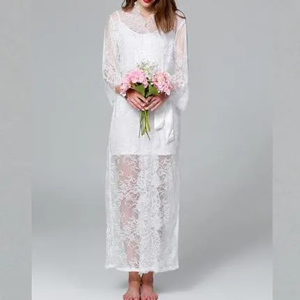 Gemma Lace Robe
