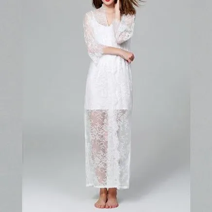 Gemma Lace Robe