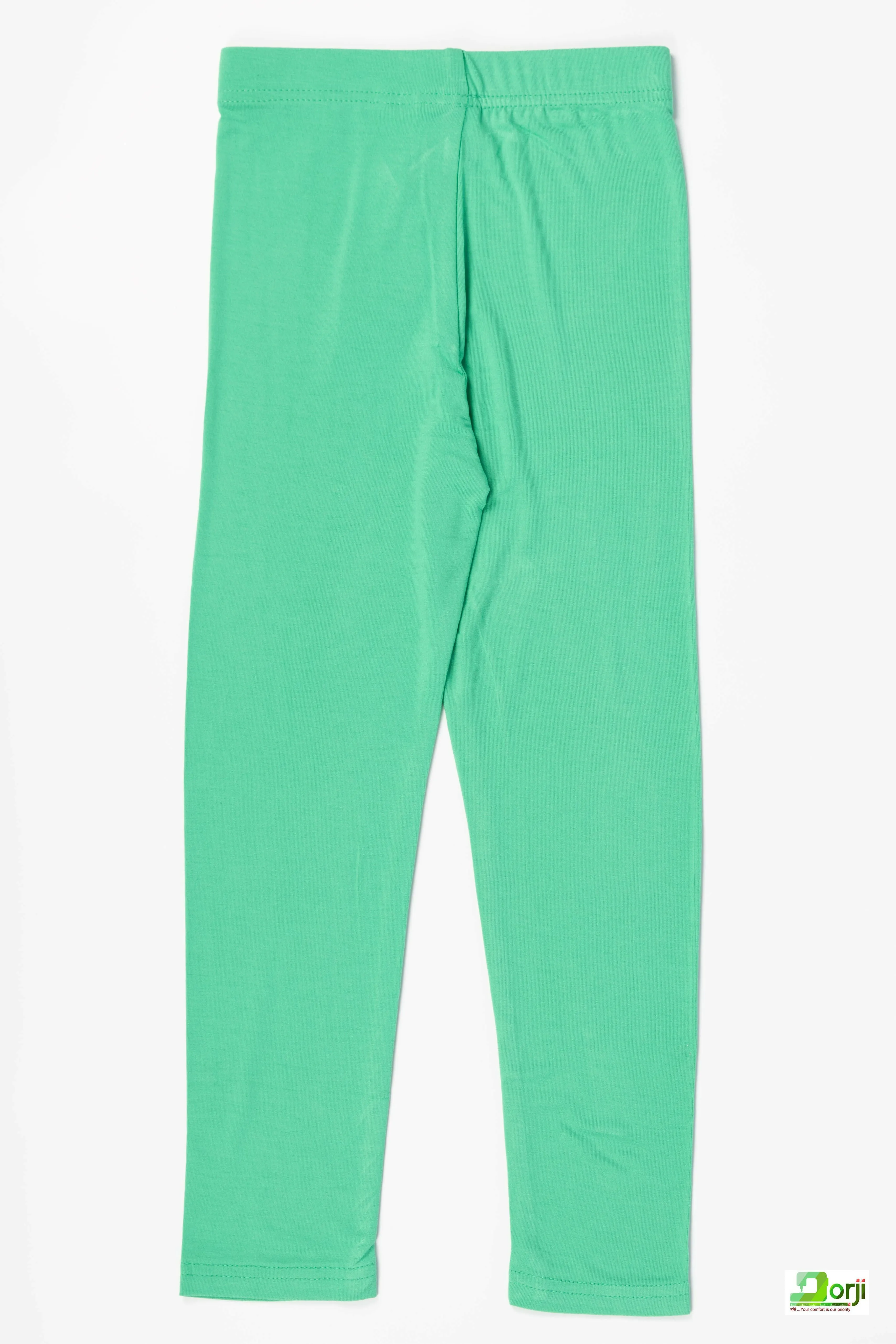 Girl's Full-Length Mint Green Leggings