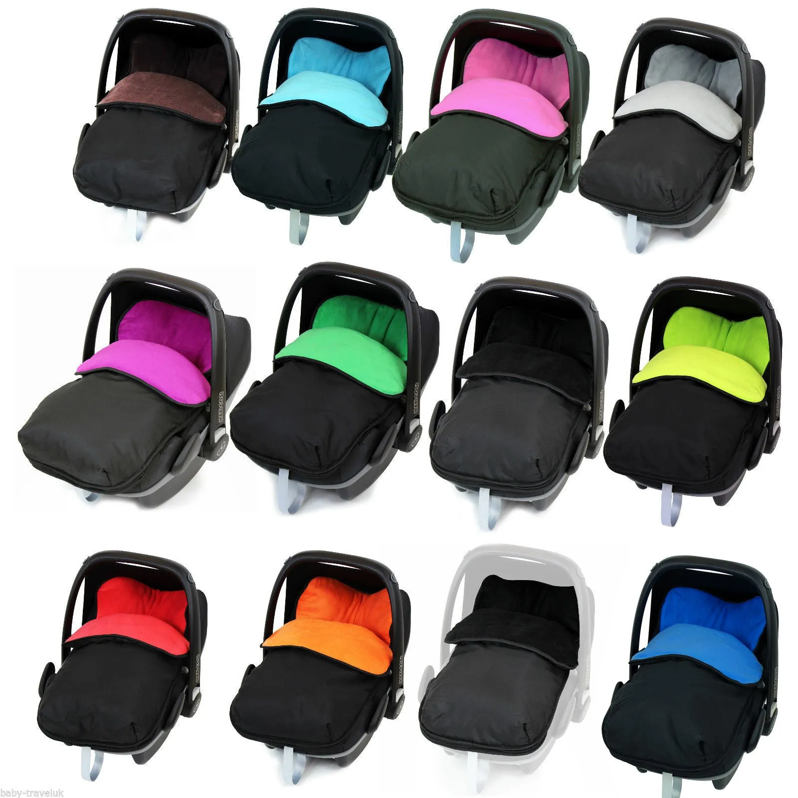 Group 0   Carseat Baby Carrier 3 in 1 Footmuff Cosytoes And Liner