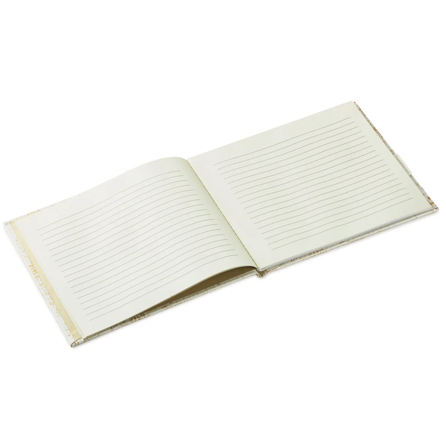 Hallmark Ivory and Gold Guest Book