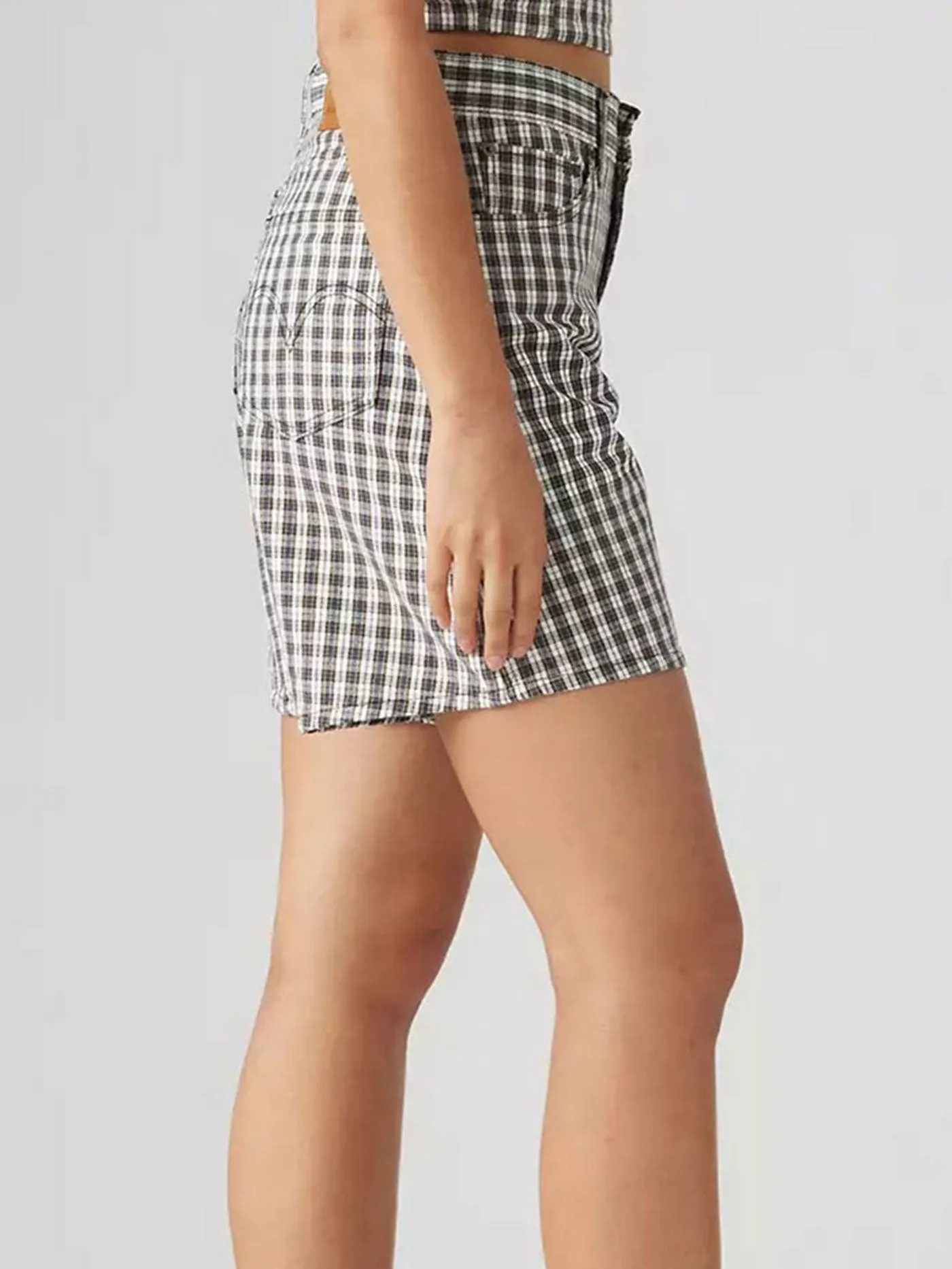 High Baggy Milo Plaid Short