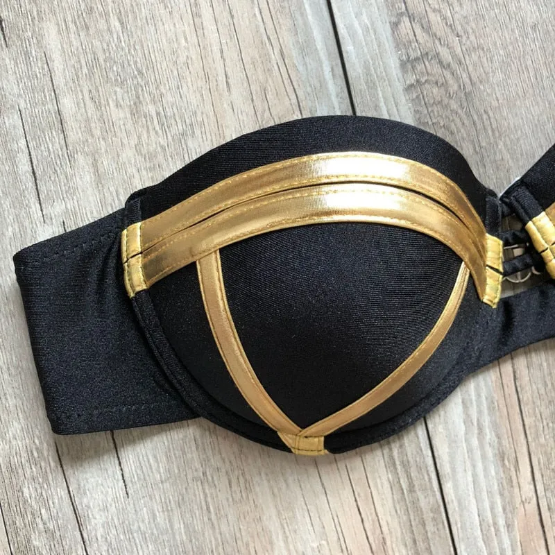In Your Dreams Bandeau Bikini Sets