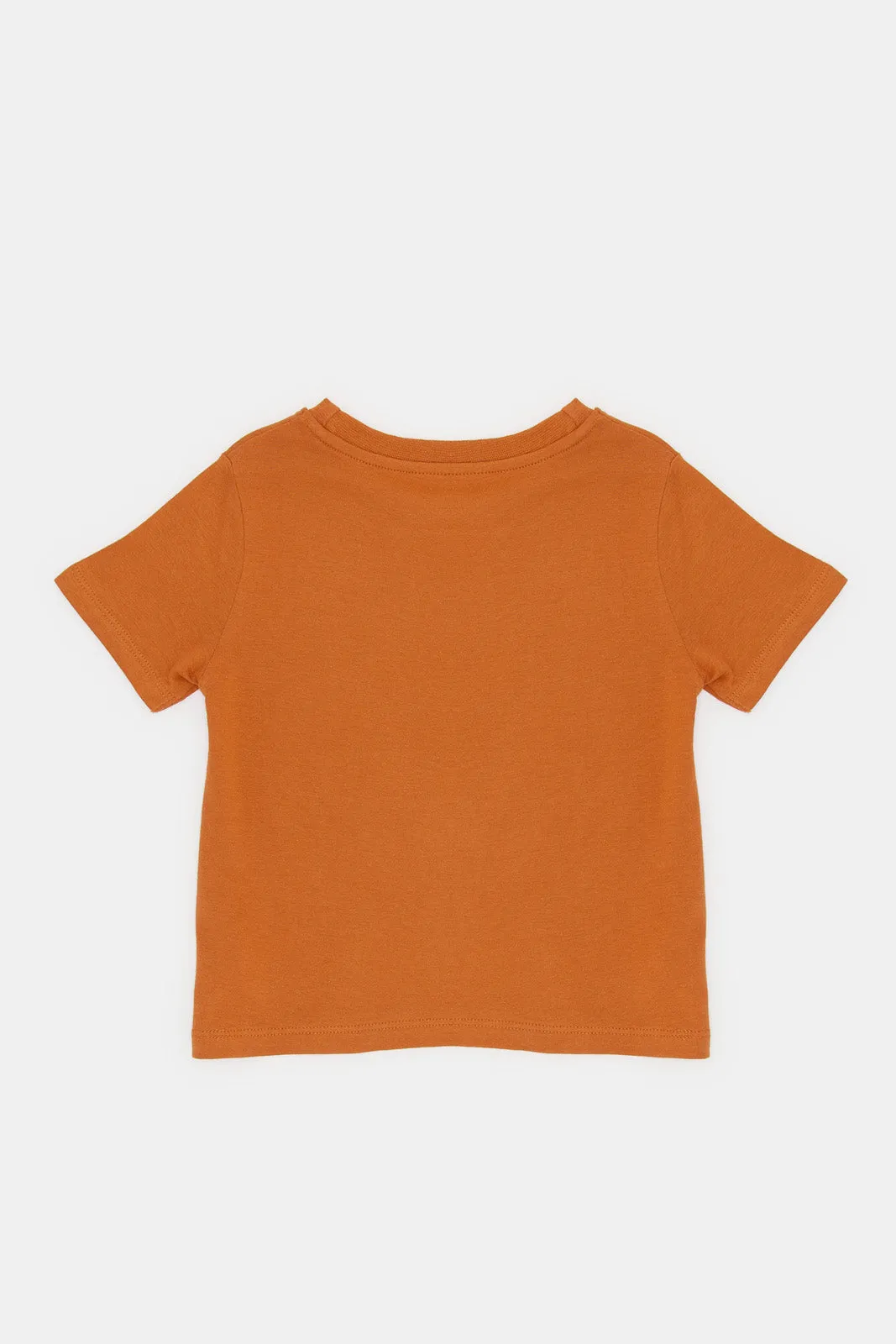 Infant Boys Orange Little Safari T-Shirt
