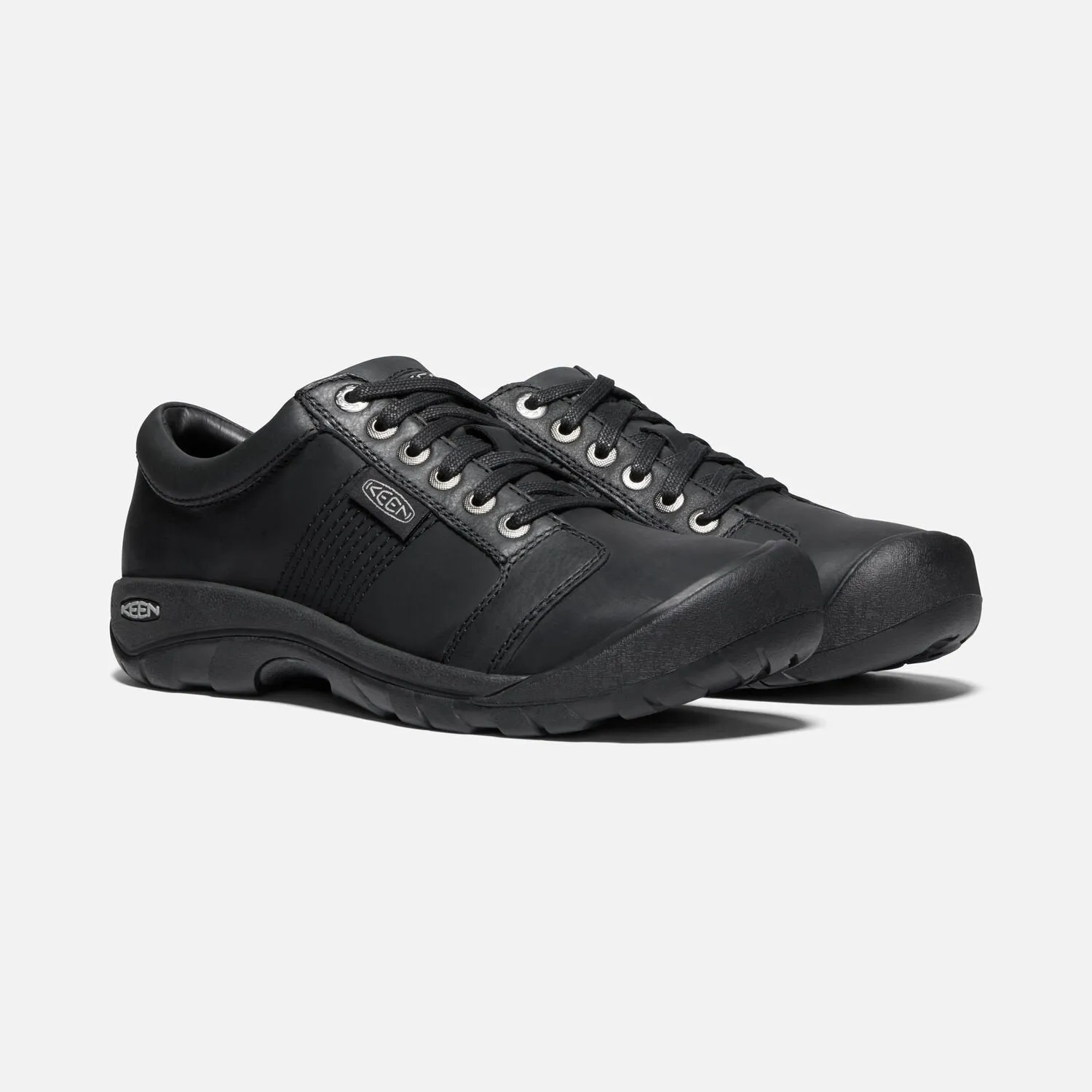 Keen Men's Austin in Black Leather