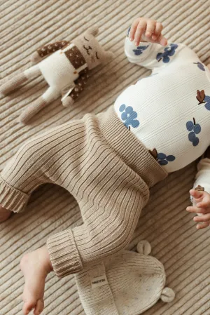 KNITTED RIB LEGGINGS