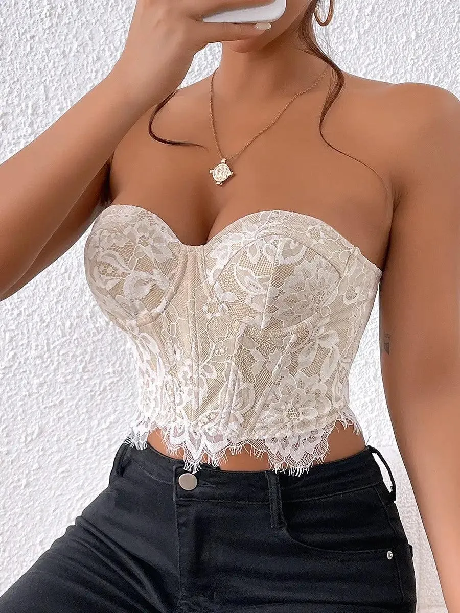 Lace Bandeau Corset
