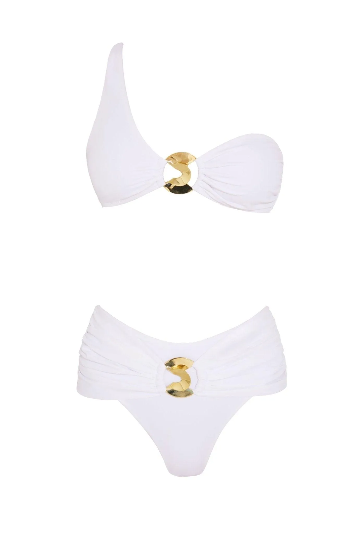 Lilla White Bikini Set